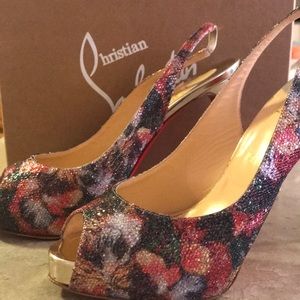 Private number glitter plume